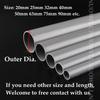 1pc O.D 20~32mm Gray UPVC Pipe Aquarium Fish Tank Tube Hydroponic Planting Frame Experimental Pipe Garden Fittings 50CM Long