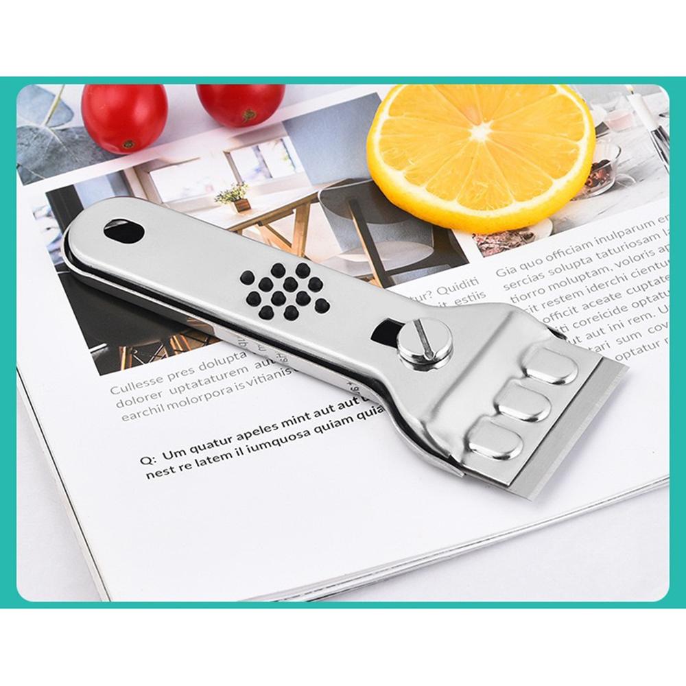 Tile Wall Floor Glass Wiper Freezer Sink Cleaning Scraper Stainless Steel Blade Paint Shovel Knife Kitchen Home Ceramic Cleaner