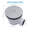 Durable Shower Tray Waste Trap Long Lasting Tray Drain Waste Trap Odor-proof Plastic Floor Drain for Your Bathroom