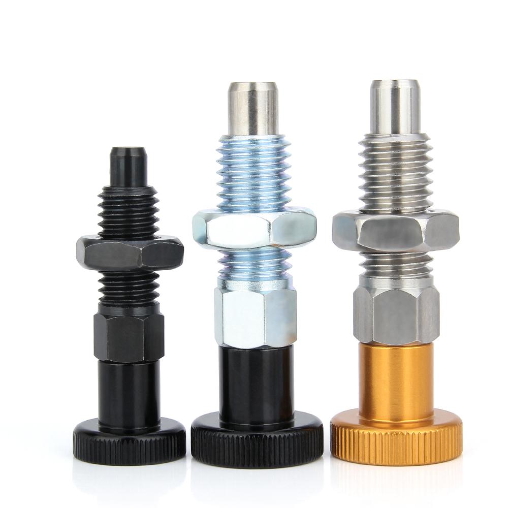 M6/M8/M10/M12 Știft de indexare cu opritor cu arc, autoblocare, tip cu resetare, buton, piston, șurub de indexare, știft de poziționare