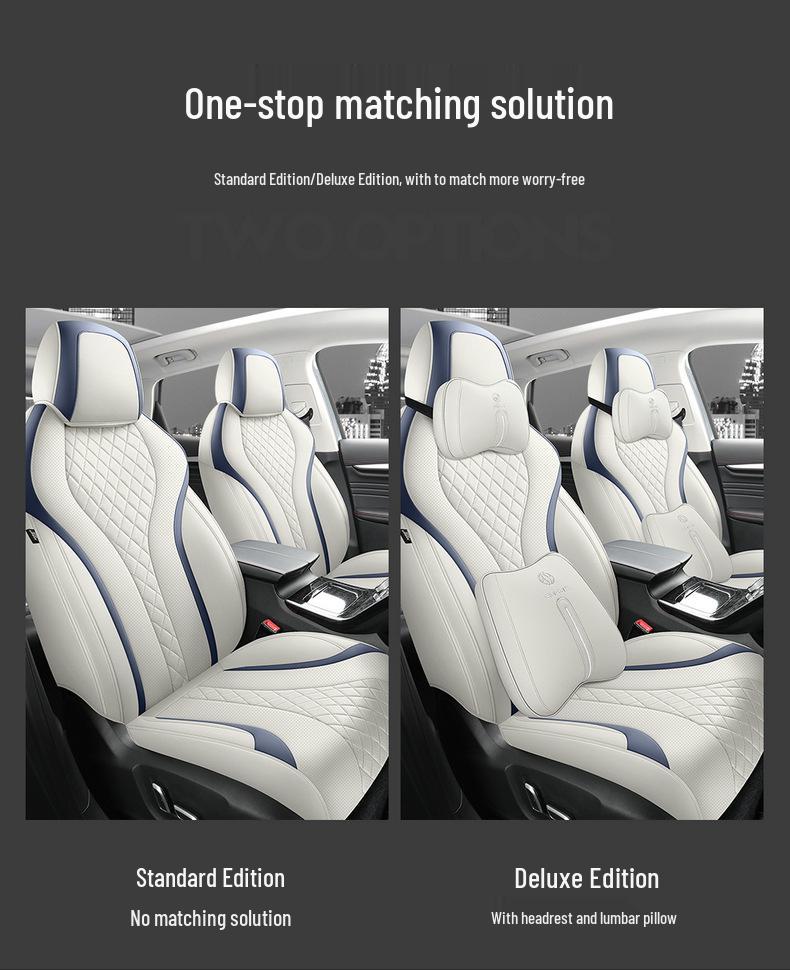 Fits Rising Auto MARVEL R Leather Car Seat Covers: All-Season, Full Enclosure for Five Seats.