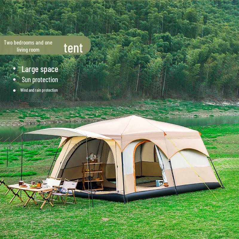 Jingbang Two-Room One-Hall 5-8 Person Camping Tent