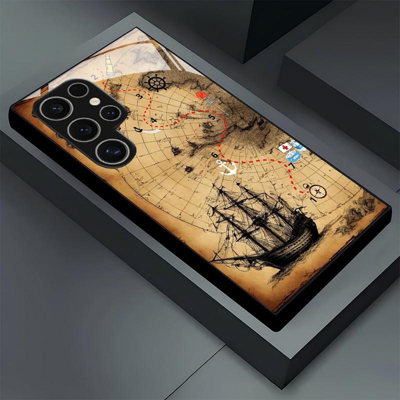 SimplicityTrend Exquisite Luxury High-end PhoneCase Glass PhoneCase for Samsung Galaxy S26 S25 S24 S23 S22 S21 FE,Ultra,Plus