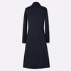 Kasey Unisex Wool Blend Mid-Length Professional Overcoat