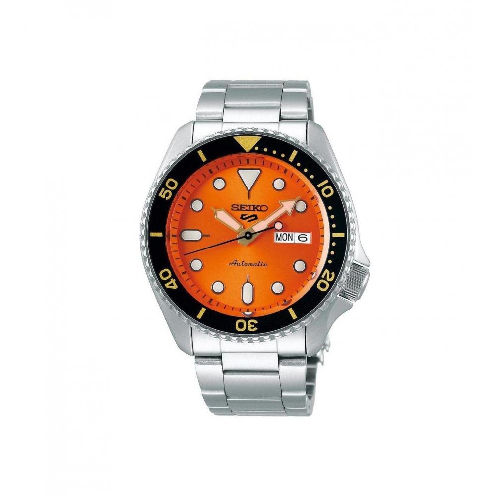 

Seiko Годинник чоловічий SRPD59K1 Automatic Orange Silver m-sto1
