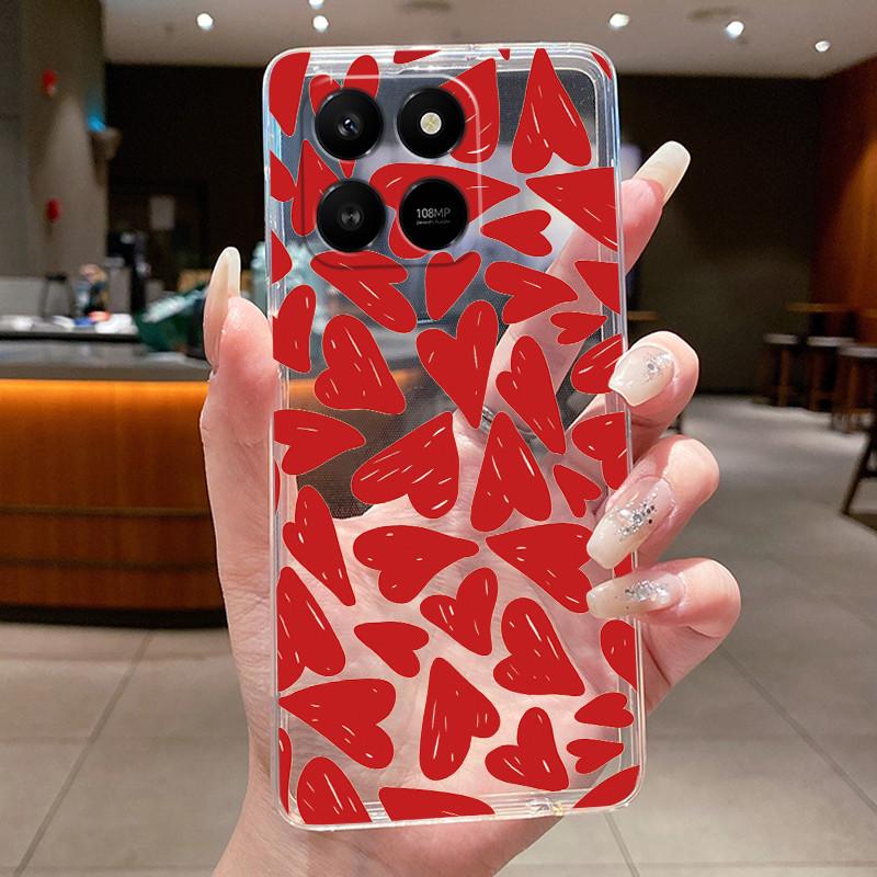 For Honor X7D Honor 400 Smart 4G 5G Luxury Dragon Cute Cool Boys Girls Soft silicone Phone Case Back Cover Transparent TPU Shell