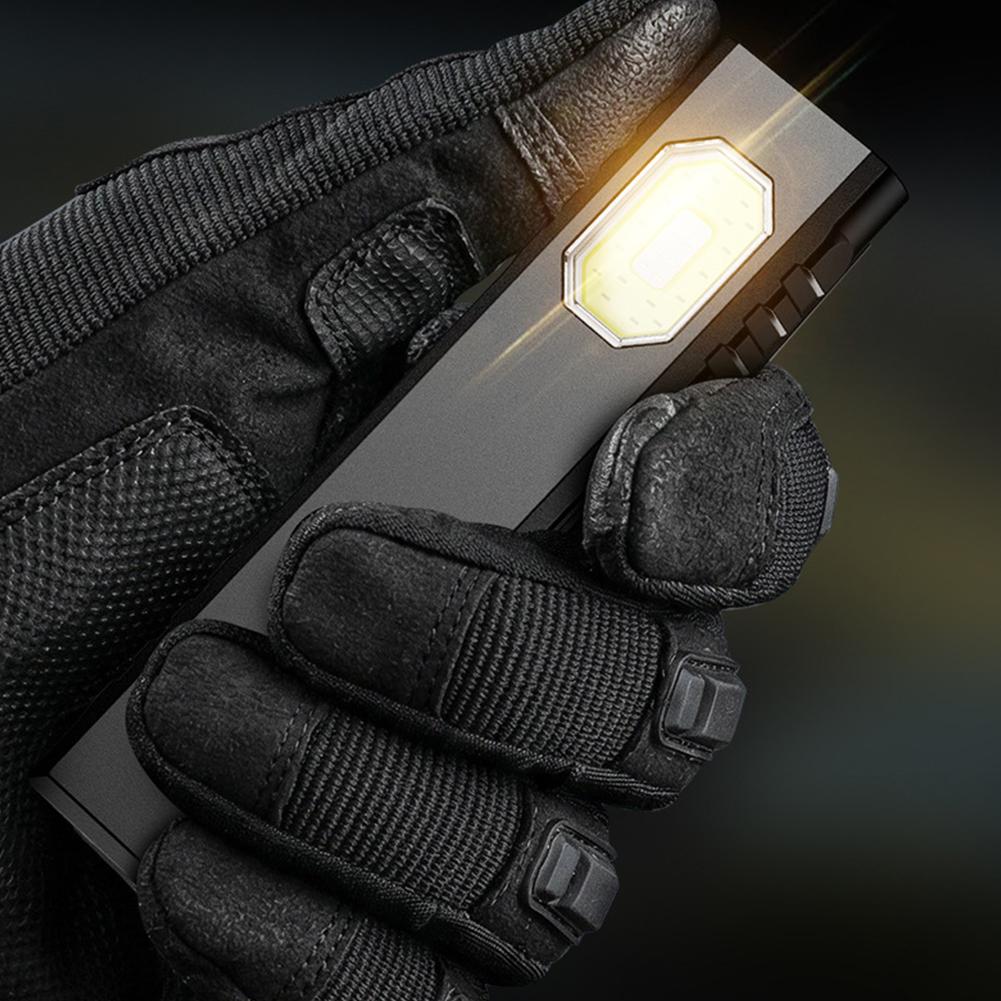 Portable Rechargeable Mini LED Keychain Flashlight Magnetic Pocket Torch Light for Work, Camping, Emergency, Car Use