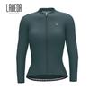 Lampaida Women's Quick-Dry Long-Sleeve Cycling Jersey for Spring/Summer