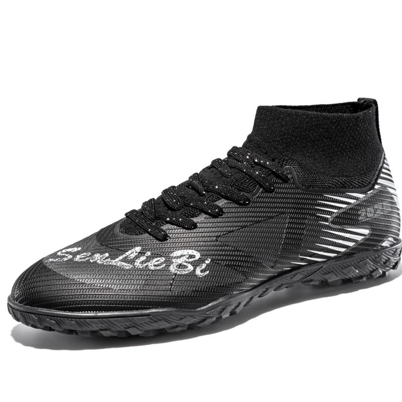 Herren-/Damen-Fußballschuhe Gummi Weiche Sohle Kurze Stollen Kunstrasen Jugend Kinder Fußballschuhe Fußballschuhe