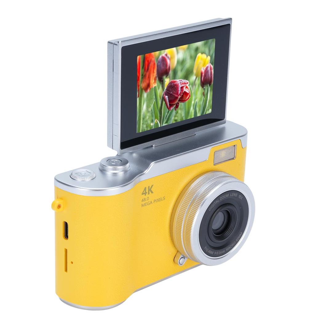 Digital Photography Camera 1080P 48MP 2.4 Inch HD Display 8X Electronic Zoom Video Camera Green