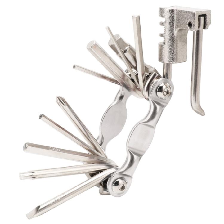 

11 in 1 Bike Repair Tool Portable Maintenance Tool for Mountain Road Bike срібний