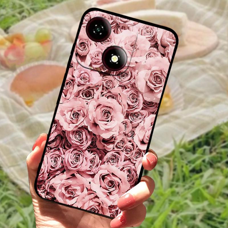 Für ZTE Blade A35E /A35/A55 Hülle Mode Cartoon Weiches Silikon Handy Rückseite Für ZTE A35E Stoßfeste Hülle A35 E A 35 Schale