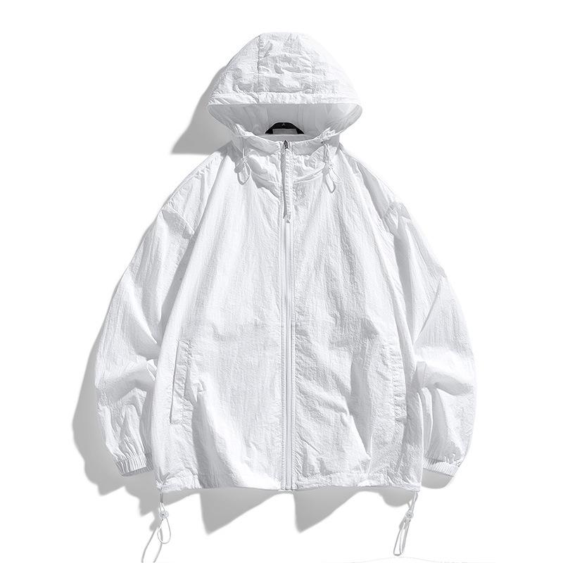 Men's Ice Silk Quick-Dry Sun Protection Jacket - Lightweight Outdoor Sports and Couple's Outfit Option.
