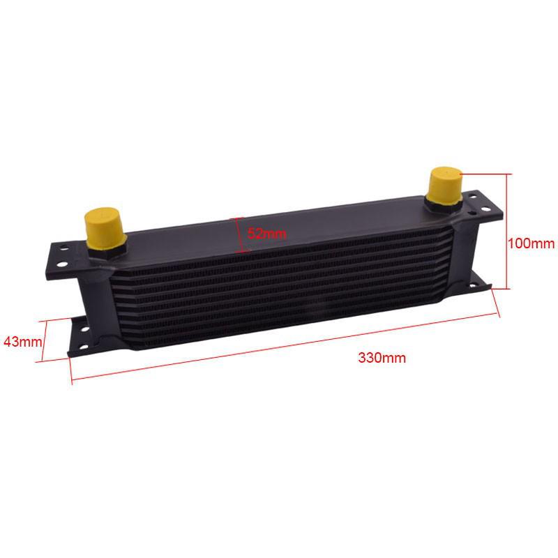 Universal Racing Oil Cooler 10/13/16 Row Radiator for Modified Engines