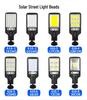 Solar-Powered Outdoor Motion Sensor Courtyard Light: Integrated Wall and Street Lamp