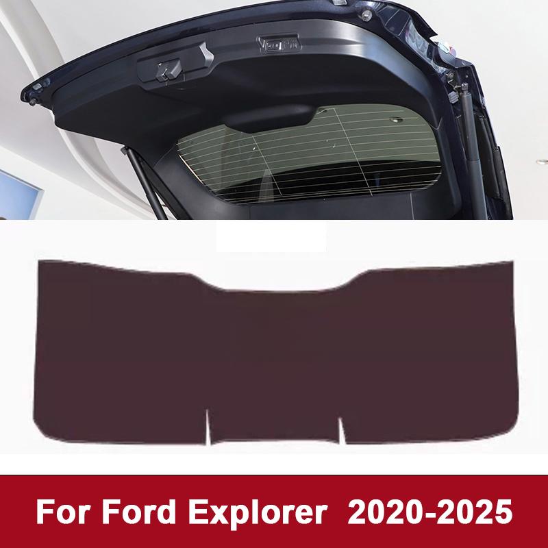 Pentru Ford Explorer 2011-2025 Covoraș de Protecție Portbagaj Mașină Clapetă Portbagaj Covoraș Decorativ Anti-murdărie Piele PU Accesorii Interioare