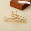 Women Zinc Alloy Hair Claw Elegant Hollow Vintage Barrettes Hairpins Hair Accessories For Girls Daily Wear