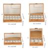 Wood Watch Case Watch Storage Box Stylish Watch Container Practical Watch Holder Watch Organizer Wood Material for Watch