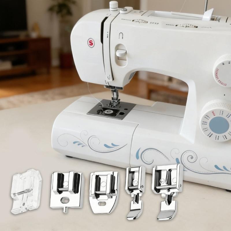 Extended Presser Foot for Flatbed Sewing Machines Sturdy Alloy Construction Smooth Cloth Feeding