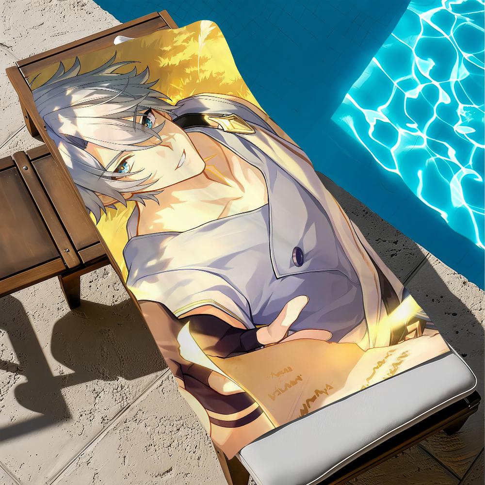 Videospiel Phainon H-honkai S-Star Rail Handtuch Strand Schnelltrocknend Weich Poolhandtücher Geschenk für Reise Fitnessstudio Dusche Camping Sport