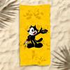 Cartoon Felix the Cat Towel Towel Soft Pool Gift For Travel Gym Shower Cool Camping Quick Dry Sports  Large Beach Towel