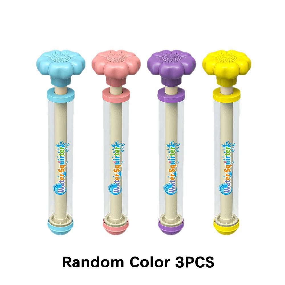 Non-Toxic 1/3Pcs Summer Pusher Type Fun Fireworks Water Jet Spray Toy Fireworks Water Gun Water Splashing Festival Prop Outdoor Toys