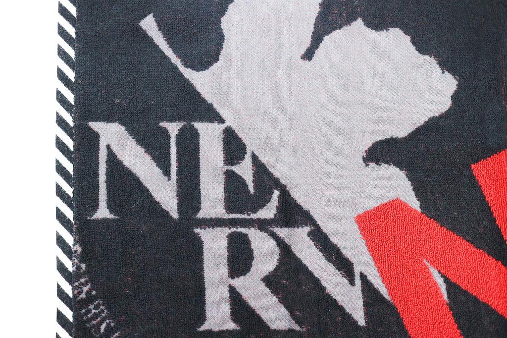 Marushin Face Towel Evangelion Nelf Logo Red Cotton 4885004100 34 x 80cm 100%
