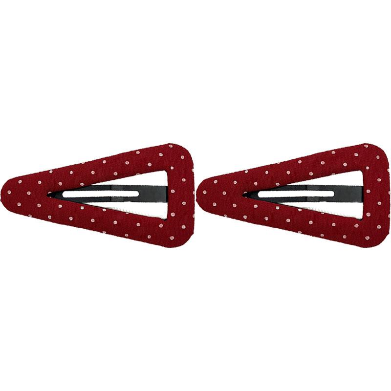 Korean Style Polka Dot Triangle Hair Clip Women's Fashionable and Simple BB Clip Hair Accessories