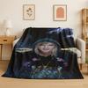 Sänger T-Taylor Singer Musik Flanelldecke Weiche Warme Überwurfdecke für Schlafzimmer Wohnzimmer Bett Reise Camping Picknick Geschenk
