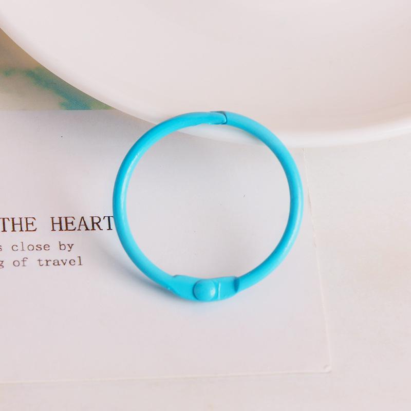 DIY brelok do kluczy: Metalowe ogniwko zaciskowe 30 mm z wykończeniem lakierem wypiekowym