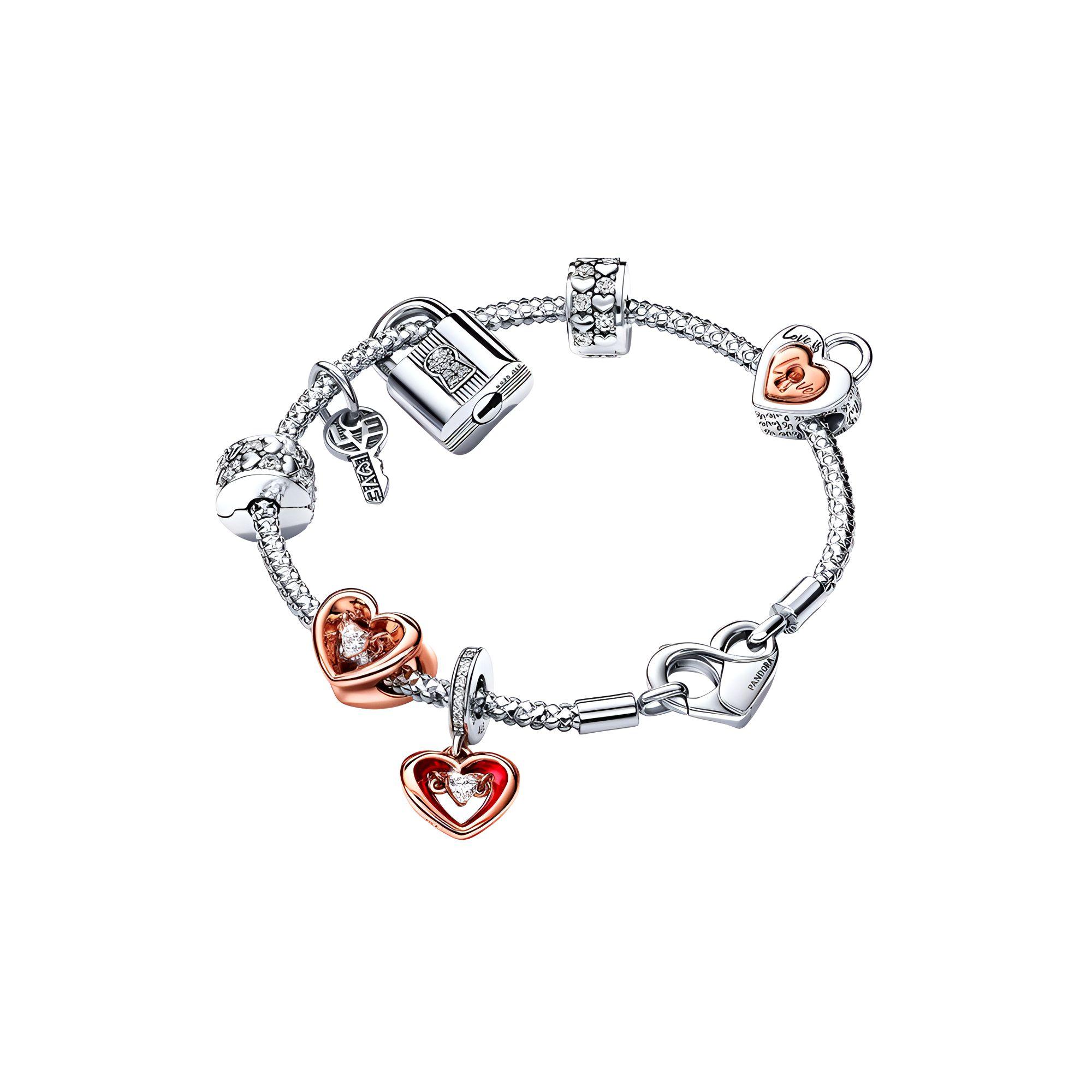 

Pandora Eternal Love Set Bracelet Women bracelet Silver ZT2608 Box,19