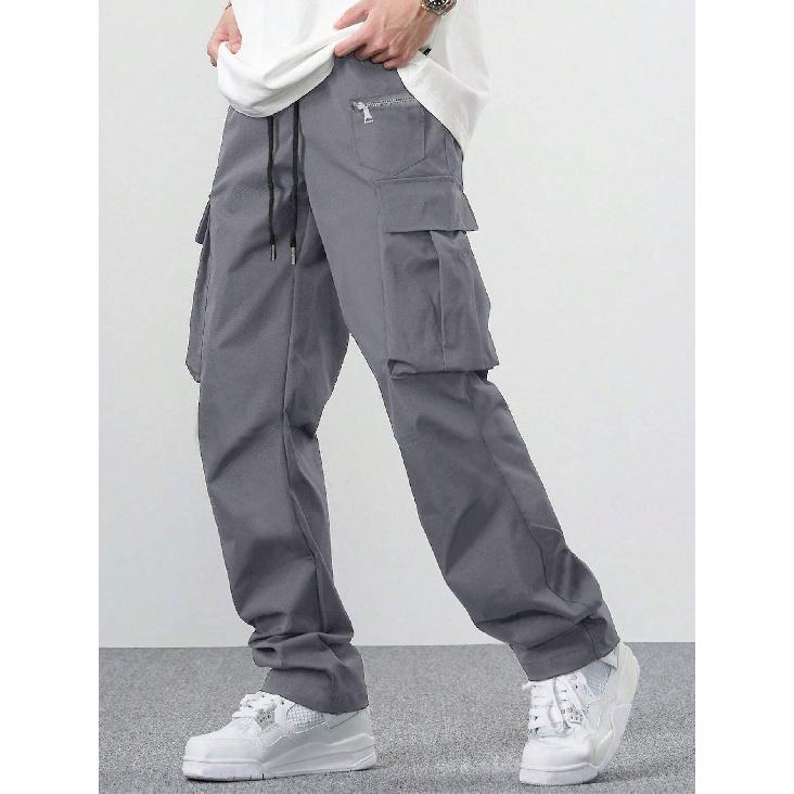 2026 New Loose Multi-Pocket Trousers Men's Casual Versatile Cargo Pants