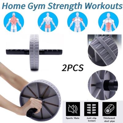 Abdominal Wheel Non-slip Abdominal Roller No Noise Abdominal Trainer Abdominal Exerciser Strengthen Muscle Exercise Equipment