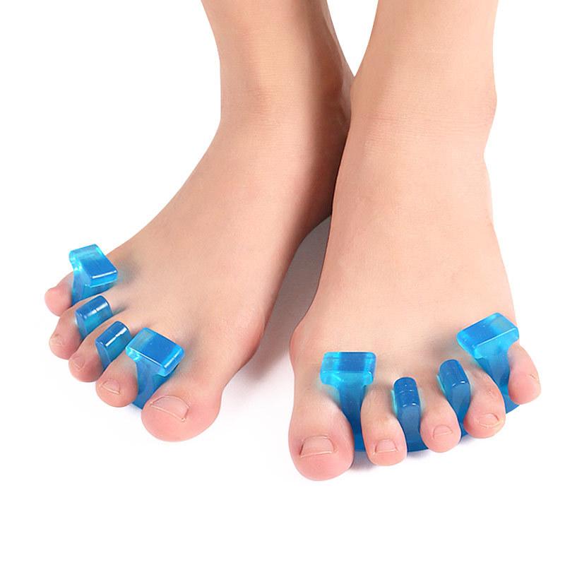 

Новый синий разделитель пальцев с тремя отверстиями, вальгусная деформация большого пальца стопы, сильное наложение пальцев, разделитель пальцев, разделитель кости большого пальца стопы. one size fits all синий