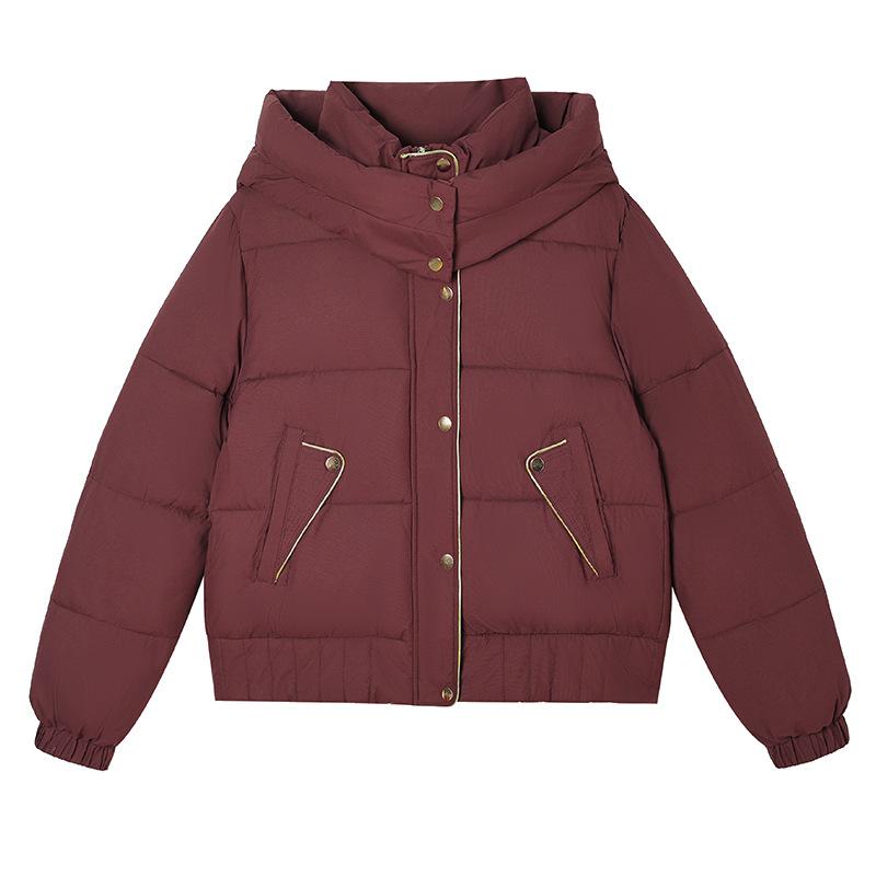 Women’s Short Hooded Windproof Thicken Warm Winter Jacket