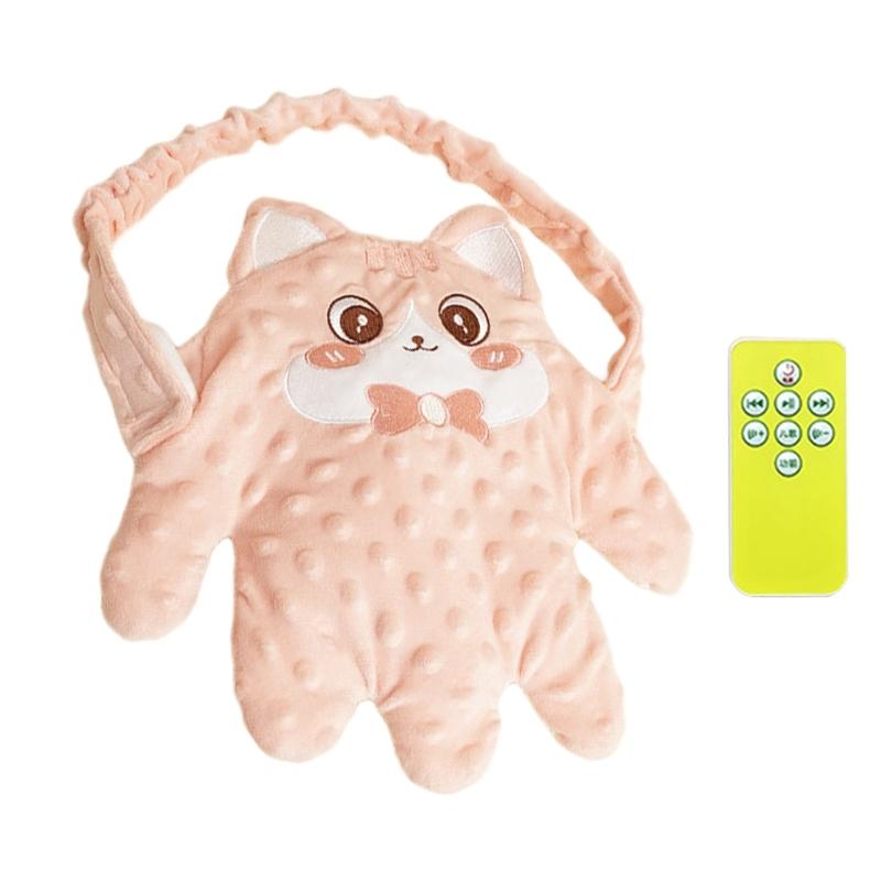 

Infant Comforting Hand Mood Soothing Pillow Doll Simulating Gentle Patting with Soft Fabric and Built In Music Box