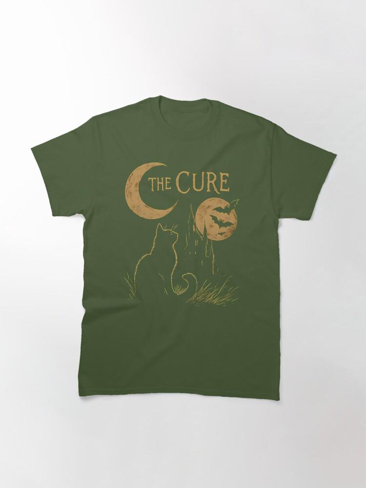 The Cure Gothic Cat And Moon The Cure Classic T-Shirt