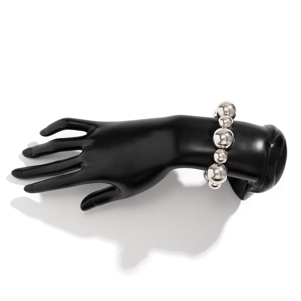 Exaggerated Punk Contrasting Color Round Bead Bracelet Women's Personality Geometric CCB Beaded Jewelry Bracelet