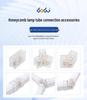 LED Honeycomb Lamp Kit: Splicing Accessories with Three Tubes, Corner Connectors, and Transparent All-Plastic Workstation Lamp