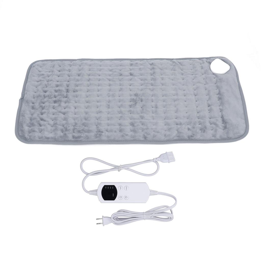 Electric Heating Pad Constant Temperature Keep Warm Soft Velvet Heated Pad for Winter Use Grey EU