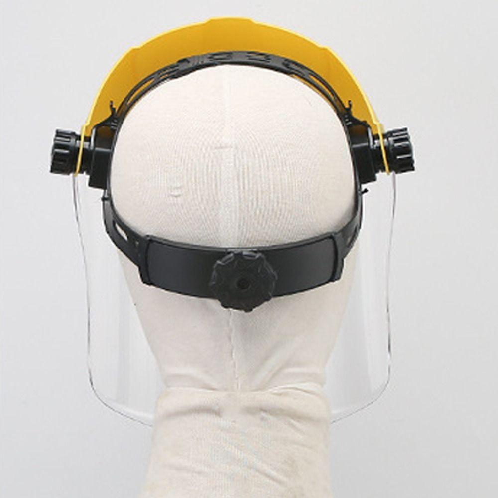 Anti Splash Protective Face Cover Transparent Welding Helmet Welder Face Shield  Landscaping