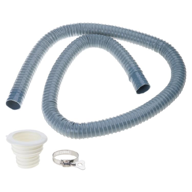 Corrosion Resistant 70cm/100cm PVC Drain Hose Flexible Plumbing Pipe Bendable Pipe for Bathroom & Kitchen Application