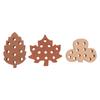 Threading Leaves Toys Set Wooden Thickened Recognition Educational Threading Game Toys Kit