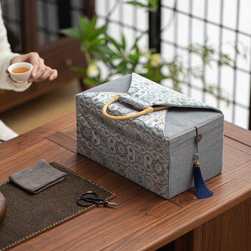 High-End Fabric Gift Boxes, Holiday and Birthday Gift Boxes, Ceramic Jars, Empty Gift Boxes