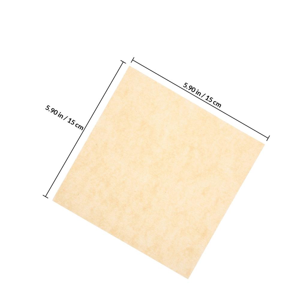 500 Sheets Greaseproof Oil Paper Premium Fry Food Wrapping Disposable Snack Paper Party Food Snack Mat Party Supplies