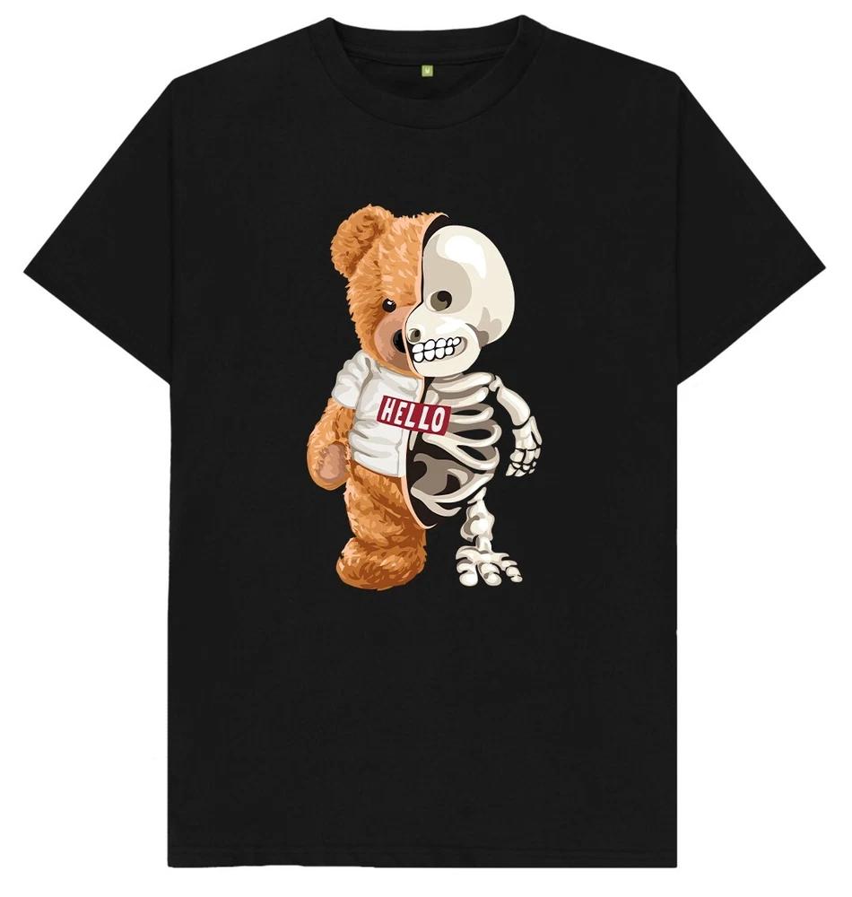 Skeleton Bear T Shirt