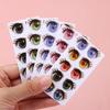 Doll Educational Toys Cartoon Eyes Stickers Clay Decals Face Organ Paster Love Cute Sticker