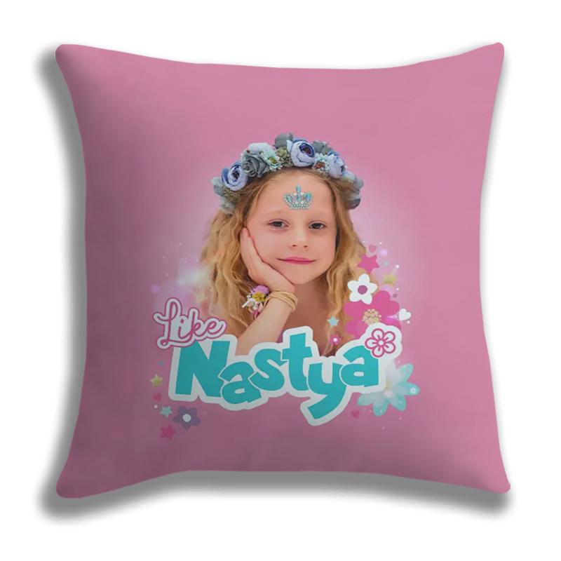 Like Nastya Printed Pillow Case Cushion Cover Decorative Soft Comfortable Pillowcase Home Sofa Chair Seat Decor Pillow Case Gift