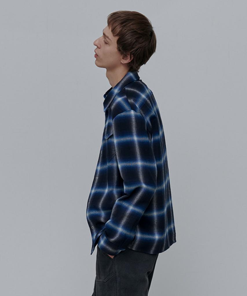 Aenitaimlolig Viola Check Shirt-Blue