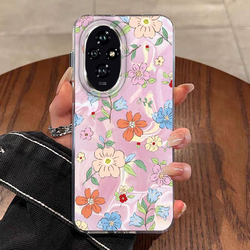 For Honor 400 Lite 200 Pro 200 Lite 5G Phone Cover Cartoon Cat Leopard Print Patterns Fashion Soft TPU Bumper For Honor 400 Lite